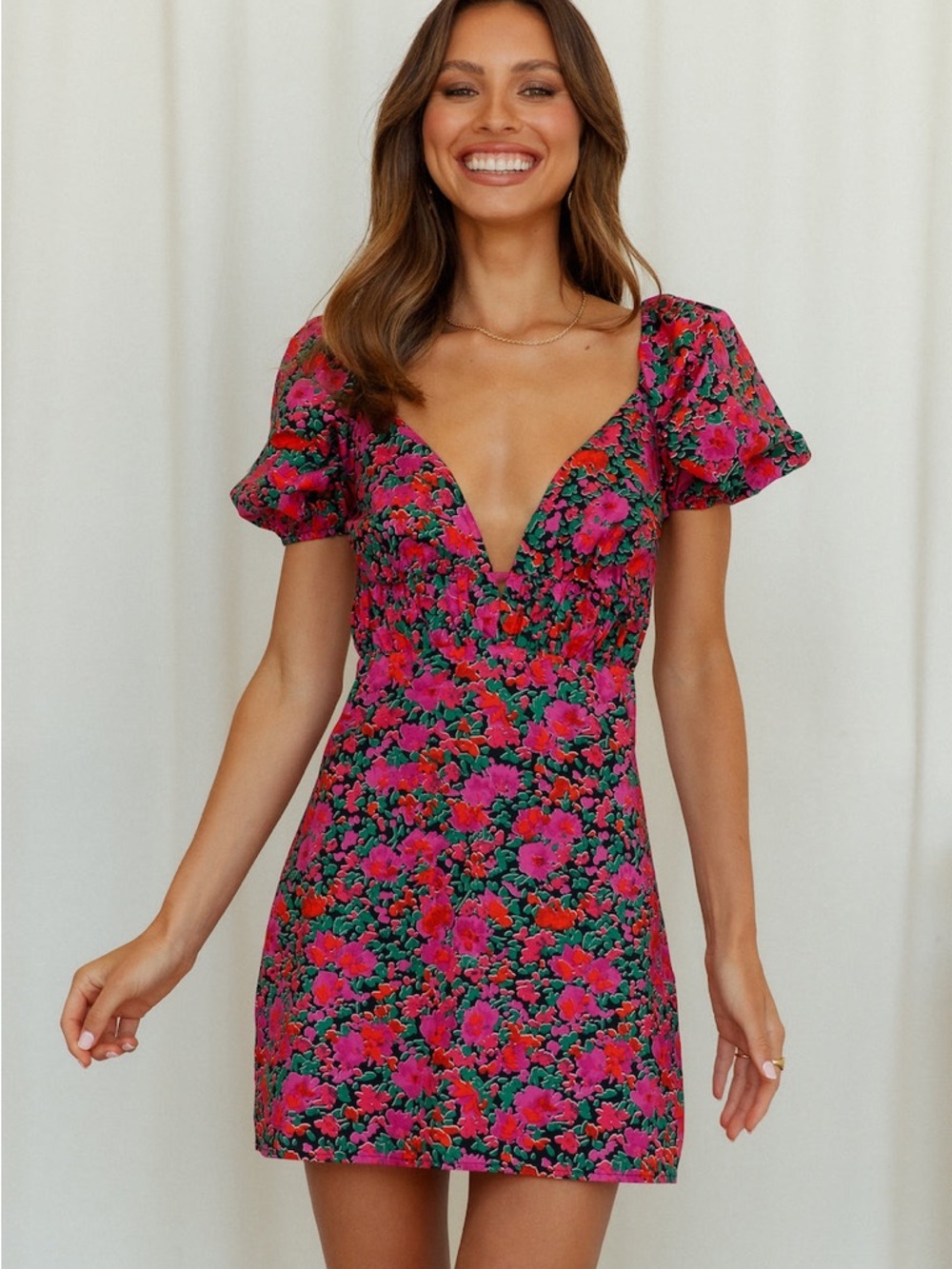 Hello Molly Floral Mini Dress